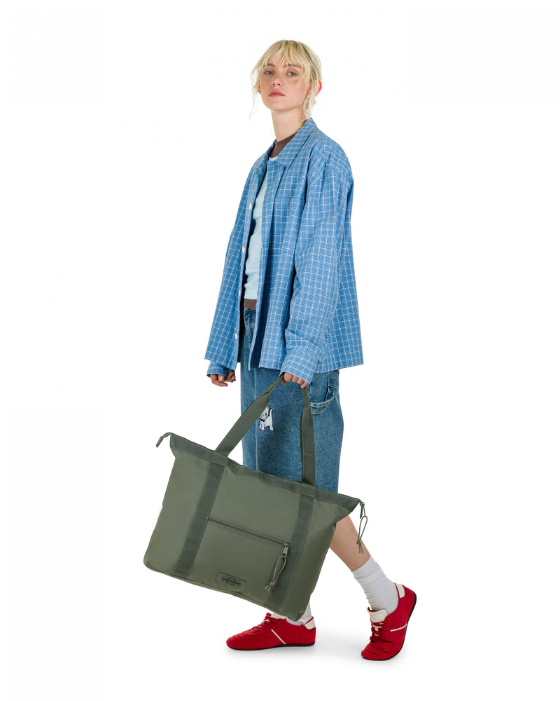 BORSA A TRACOLLA VIAGGIO MONOCROMA KHAKI